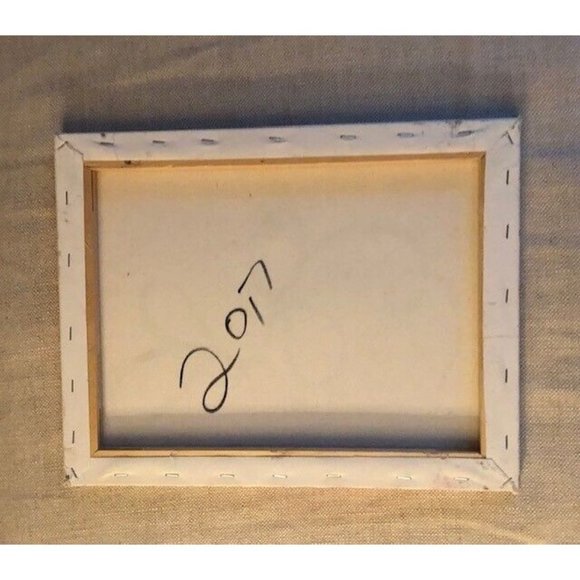 RARE HEKTAD 2017 GRAFFITI ART PINK AND BLACK HEARTS 11" X 14" ORIGINAL PAINTING - Picture 6 of 6